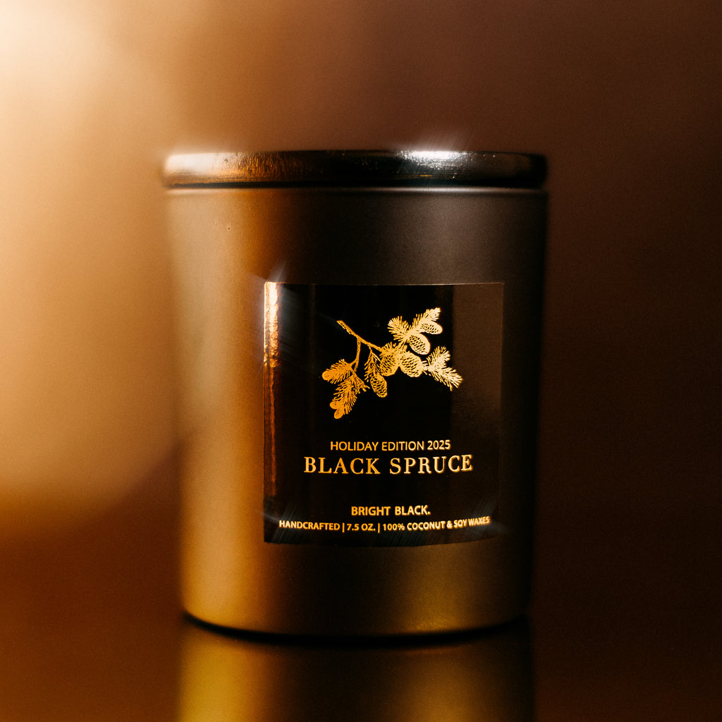 Limited Edition: 2025 Holiday Candle – Bright Black.