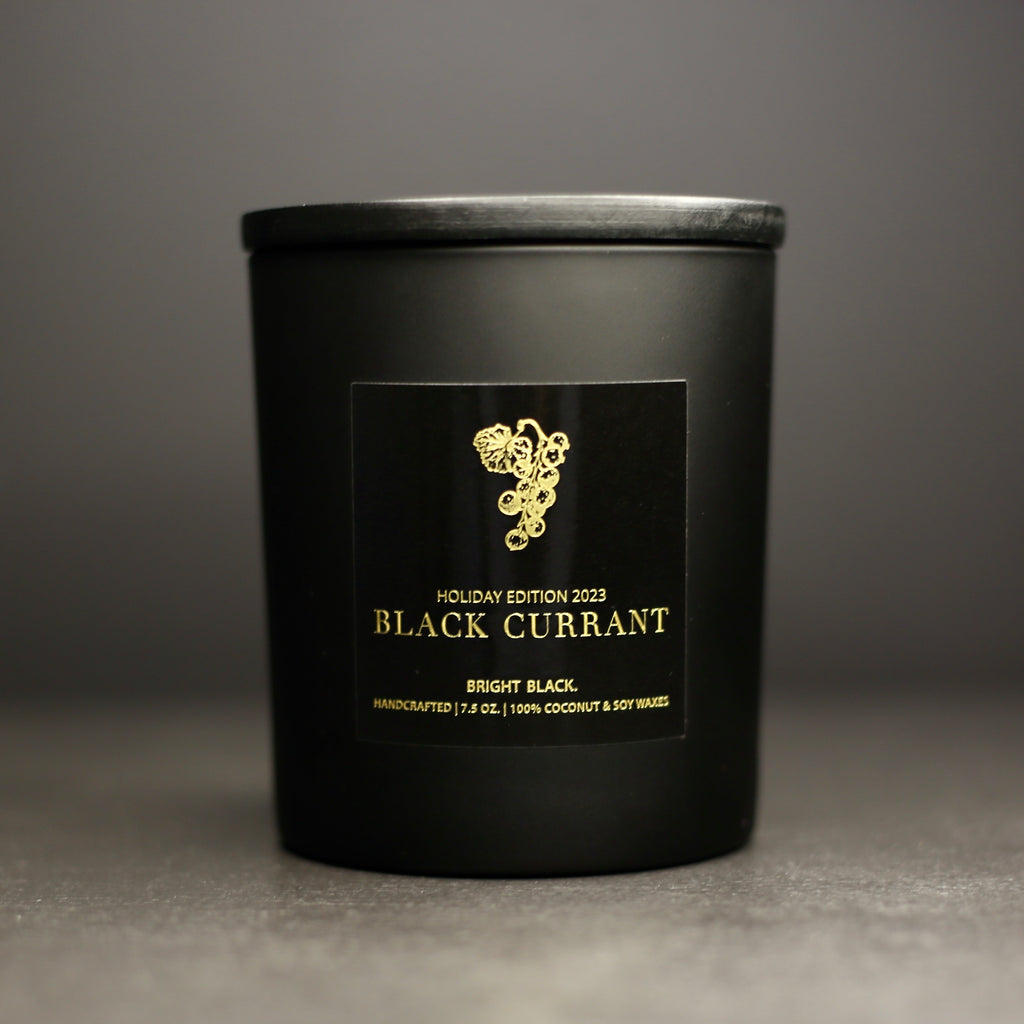 Limited Edition 2023 Holiday Candle Bright Black.