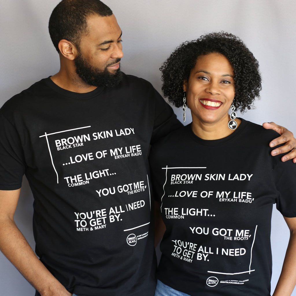 Hip Hop Love T-Shirt – Bright Black.