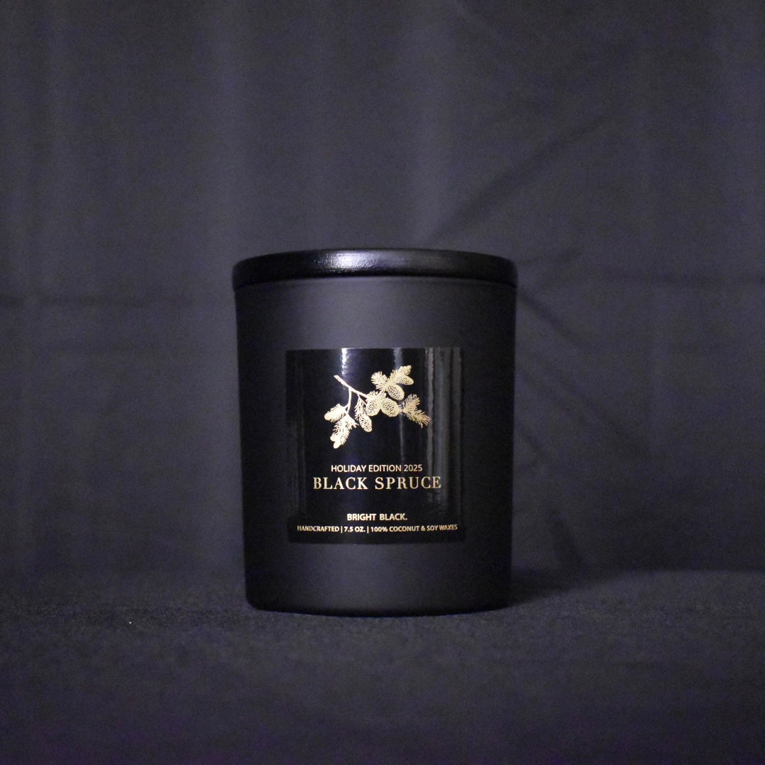 Limited Edition: 2025 Holiday Candle – Bright Black.