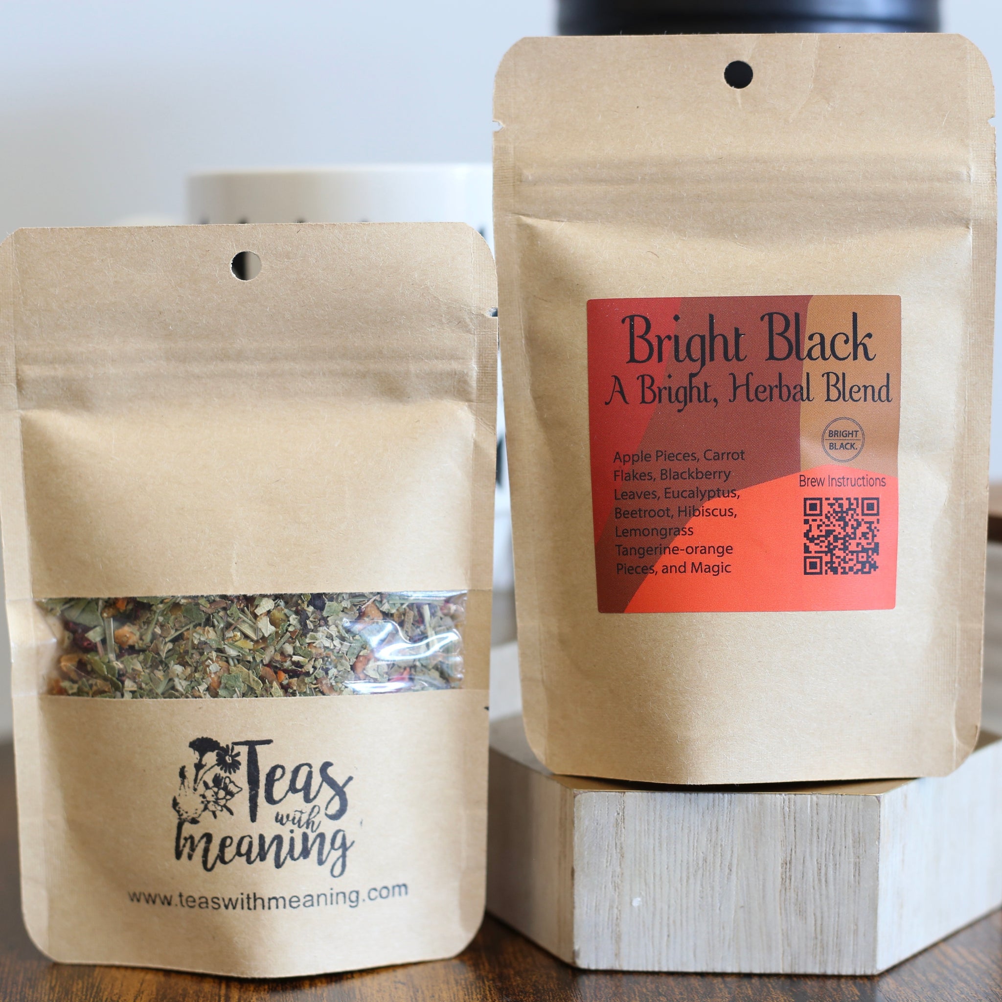 Teas w/Meaning x Bright Black Herbal Tea Blend