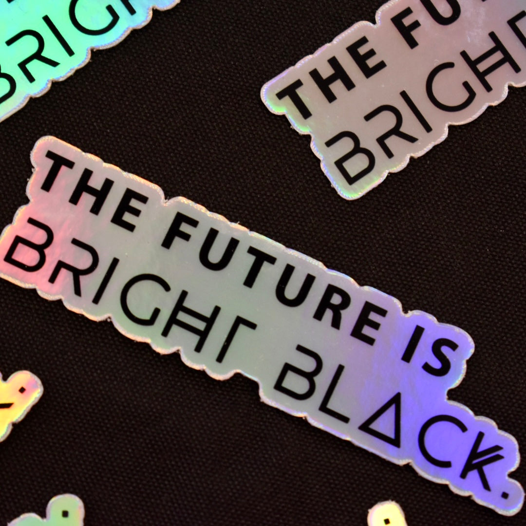 Bight Back Sticker Bright Black Sticker (Future) – Bright Black.