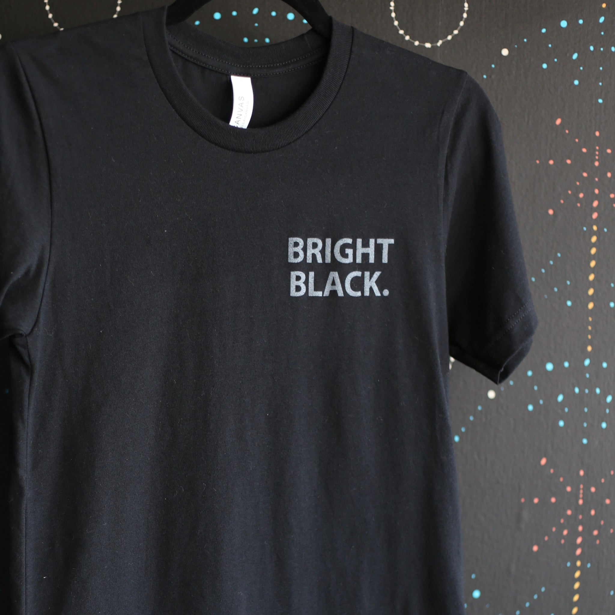 Bright Black Pocket T-Shirt (Grey)